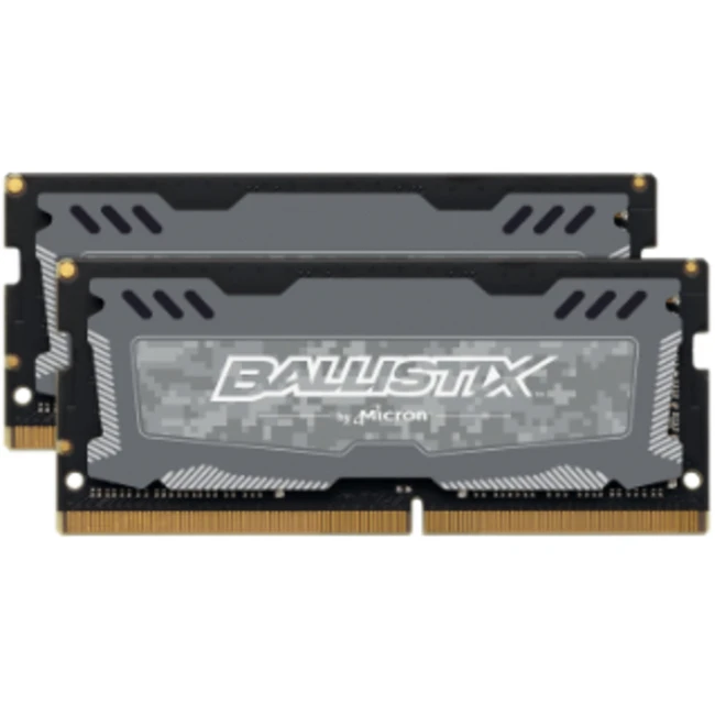 ОЗУ Crucial Ballistix Sport LT BLS2K8G4S26BFSDK (SO-DIMM, DDR4, 16 Гб (2 х 8 Гб), 2666 МГц)