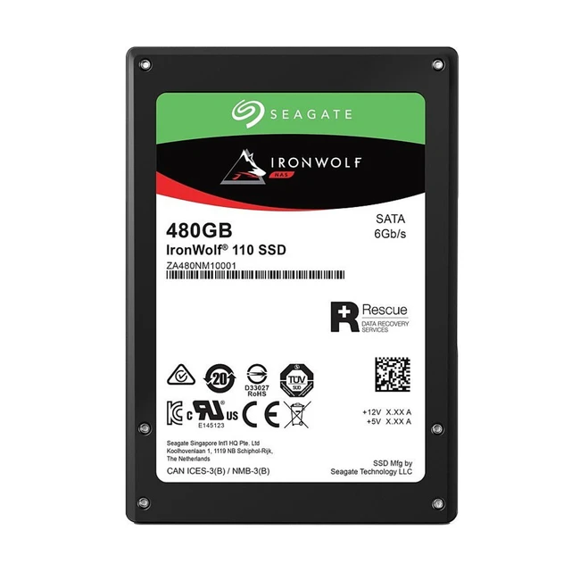 Внутренний накопитель Seagate ZA480NM10011 (SSD (твердотельные), 480 ГБ, 2.5 дюйма, SATA)