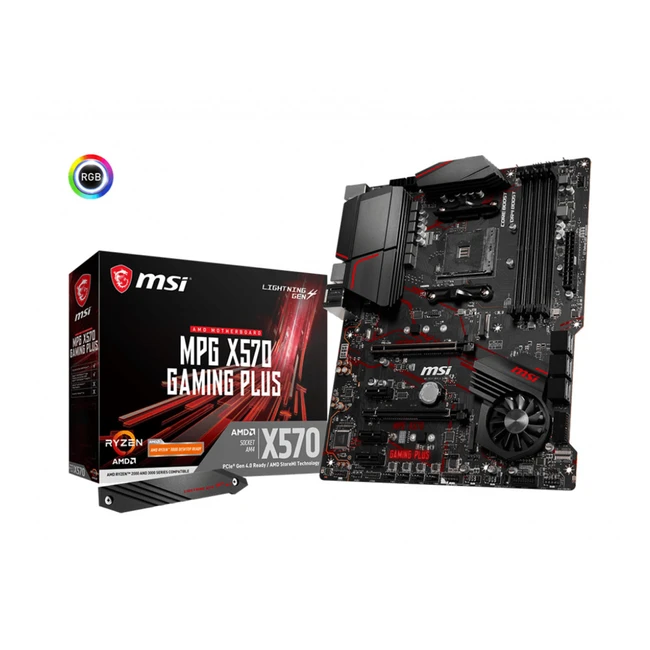 Материнская плата MSI MPG X570 GAMING PLUS MPGX570GAMINGPLUS (ATX, AMD AM4)