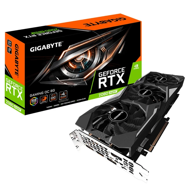 Видеокарта Gigabyte GeForce RTX 2080 SUPER GAMING OC GV-N208SGAMING OC-8GC (8 ГБ)