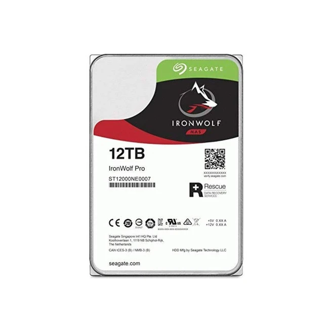 Внутренний жесткий диск Seagate IronWolf Pro ST12000NE0008 (HDD (классические), 12 ТБ, 3.5 дюйма, SATA)