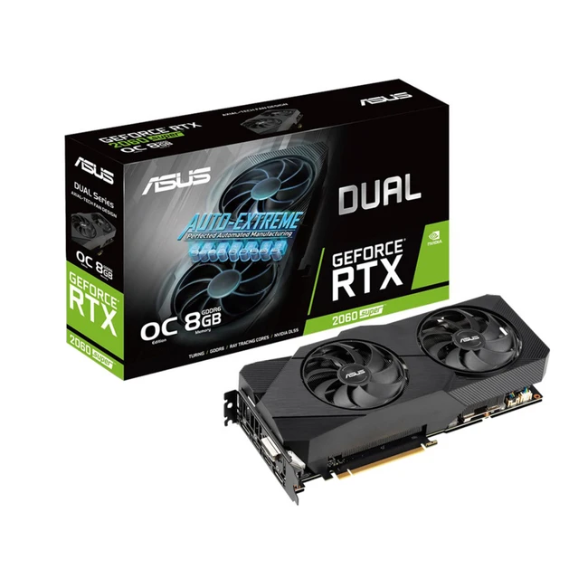 Видеокарта Asus GeForce RTX 2060 SUPER EVO OC DUAL-RTX2060S-O8G-EVO (8 ГБ)