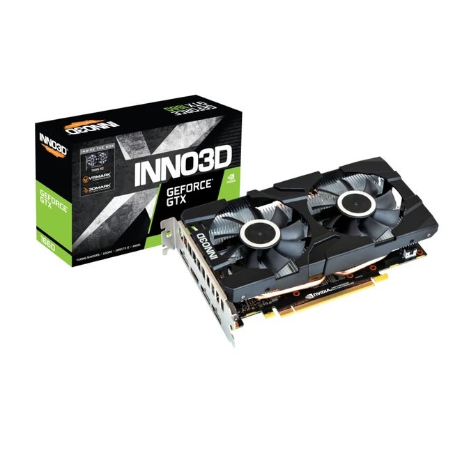 Видеокарта Inno3D GeForce GTX 1660 Twin X2 N16602-06D5-1521VA15 (6 ГБ)