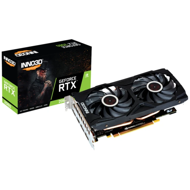 Видеокарта Inno3D GeForce RTX 2060 Twin X2 N20602-06D6-1710VA15L (6 ГБ)