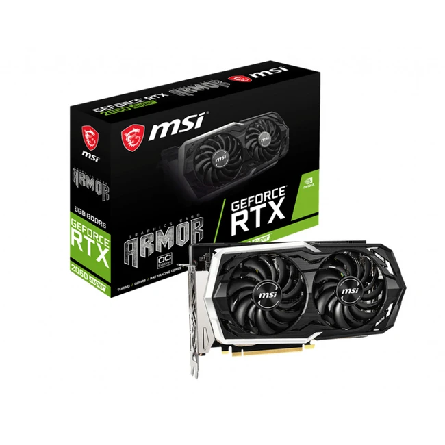 Видеокарта MSI GeForce RTX 2060 SUPER ARMOR OC (8 ГБ)
