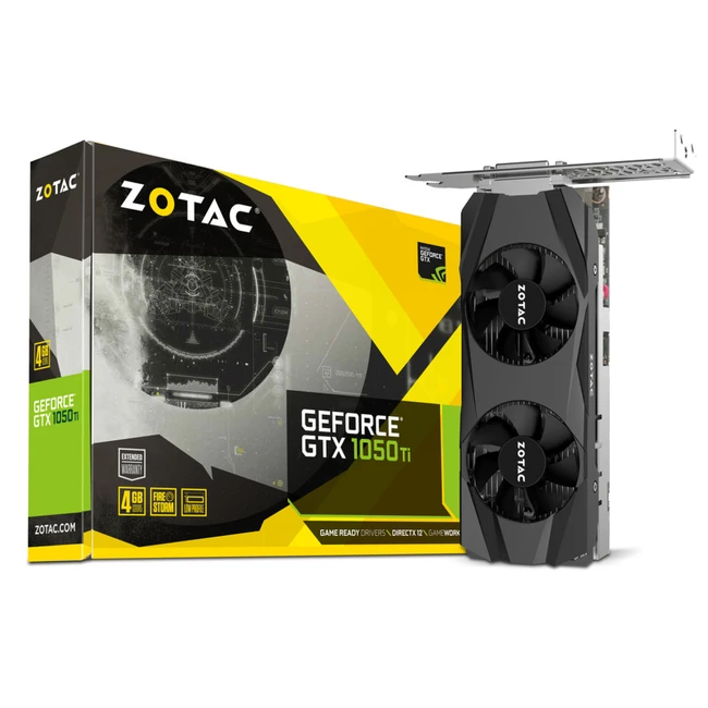 Видеокарта Zotac GeForce GTX 1050 Ti Low Profile ZT-P10510E-10L 4 ГБ