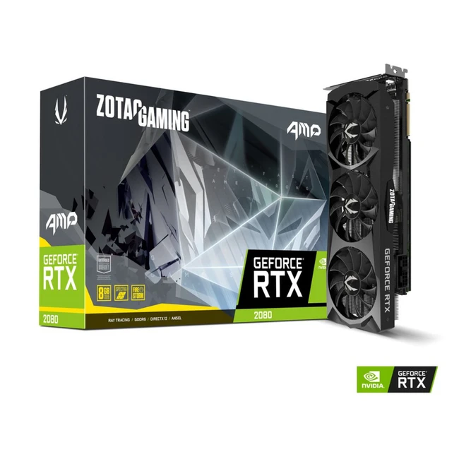 Видеокарта Zotac GAMING GeForce RTX 2080 AMP ZT-T20800D-10P (8 ГБ)