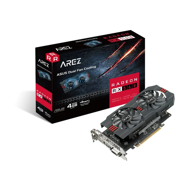 Видеокарта Asus AREZ Radeon RX 560 EVO AREZ-RX560-4G-EVO (4 ГБ)