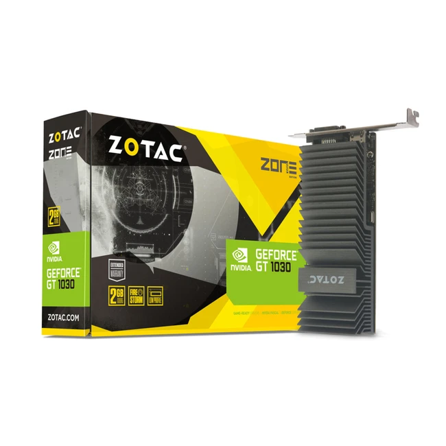 Видеокарта Zotac GeForce GT 1030 Zone Edition Low Profile ZT-P10300B-20L (2 ГБ)