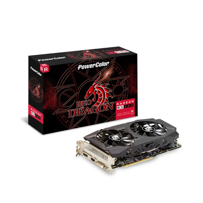 Видеокарта PowerColor Red Dragon Radeon RX 580 AXRX 580 8GBD5-DHD/OC (8 ГБ)