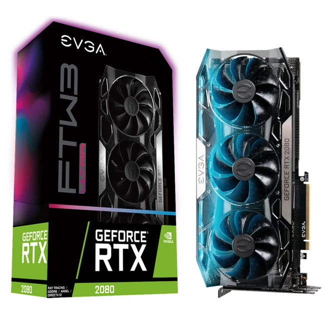Видеокарта EVGA GeForce RTX 2080 FTW3 ULTRA GAMING 08G-P4-2287-KR (8 ГБ)