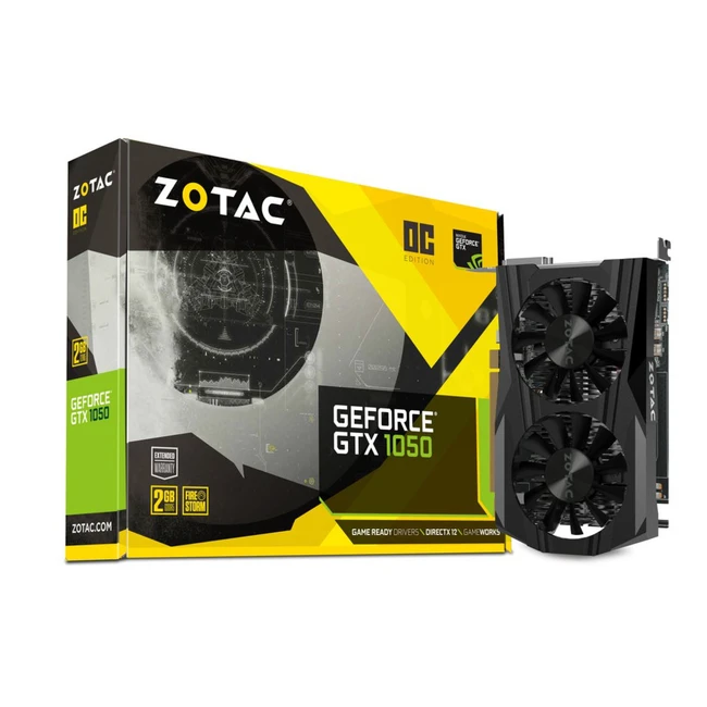 Видеокарта Zotac GeForce GTX 1050 OC ZT-P10500C-10L (2 ГБ)