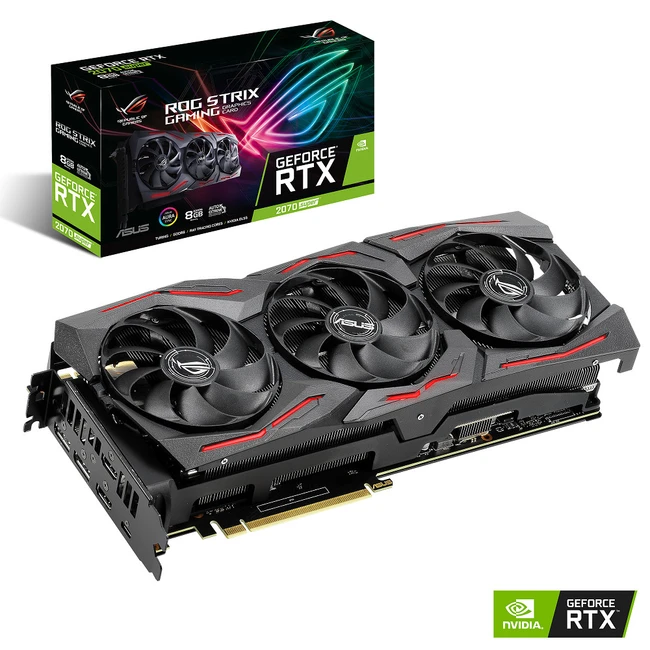 Видеокарта Asus ROG Strix GeForce RTX 2070 SUPER ROG-STRIX-RTX2070S-8G-GAMING (8 ГБ)