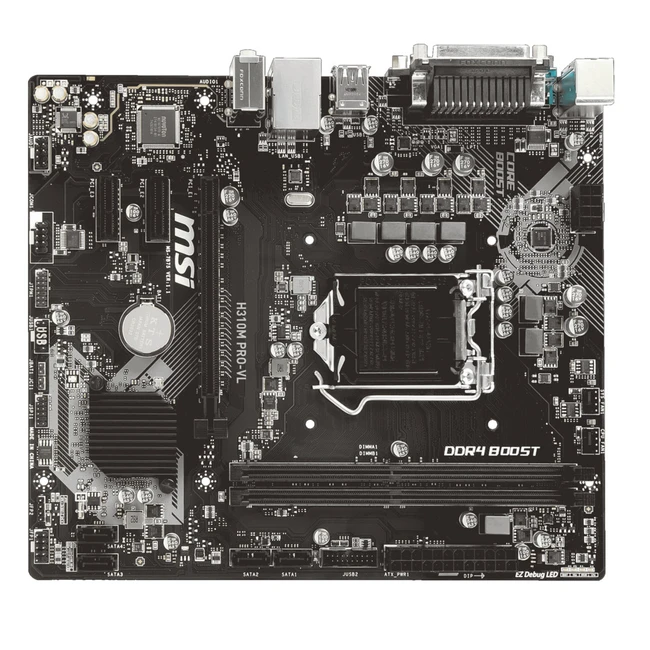 Материнская плата MSI H310M PRO-VL (Micro-ATX, LGA 1151)