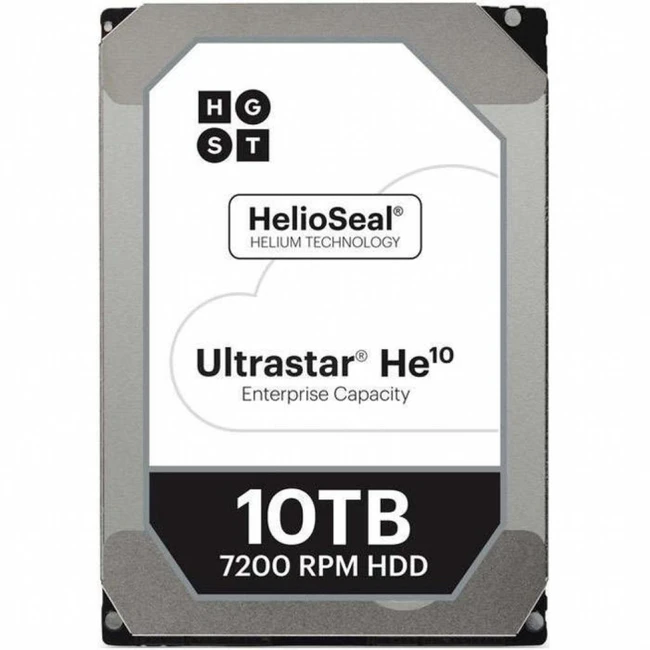 Жесткий диск HGST Ultrastar Heluim HE10 0F27454 HDD (классические), 10 ТБ, 3.5 дюйма, SATA