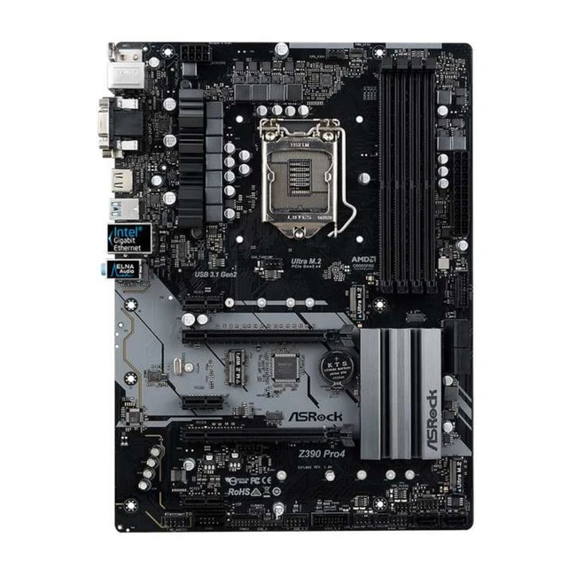 Материнская плата ASRock Z390 PRO4 Z390 PRO4 oem (ATX, LGA 1151)