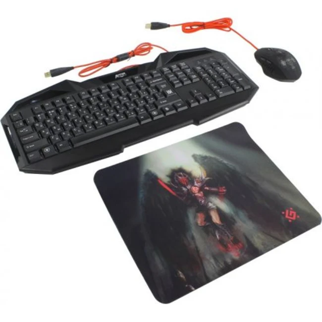 Клавиатура + мышь Defender Клавиатура + мышка +PAD MKP-013L 52013
