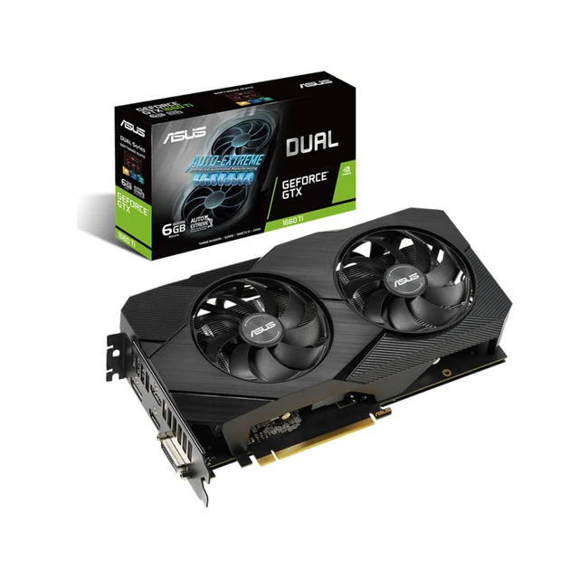 Видеокарта Asus GeForce GTX 1660Ti A6G EVO DUAL-GTX1660TI-A6G-EVO (6 ГБ)