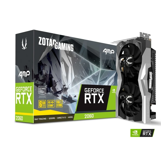 Видеокарта Zotac GAMING GeForce RTX 2060 AMP ZT-T20600D-10M (6 ГБ)