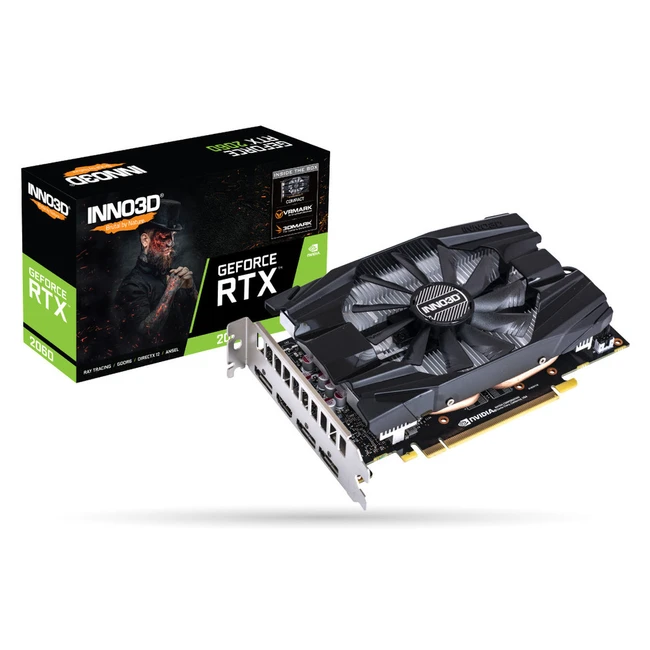Видеокарта Inno3D RTX 2060 COMPACT 6GB N20601-06D6-1710VA20 (6 ГБ)