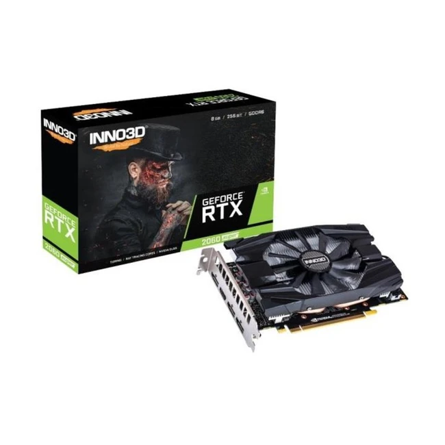 Видеокарта Inno3D RTX 2060 SUPER COMPACT N206S1-08D6-1710VA20 (8 ГБ)