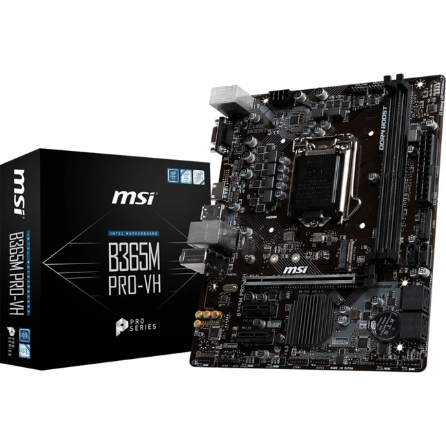 Материнская плата MSI B365M PRO-VH (Micro-ATX, LGA 1151)