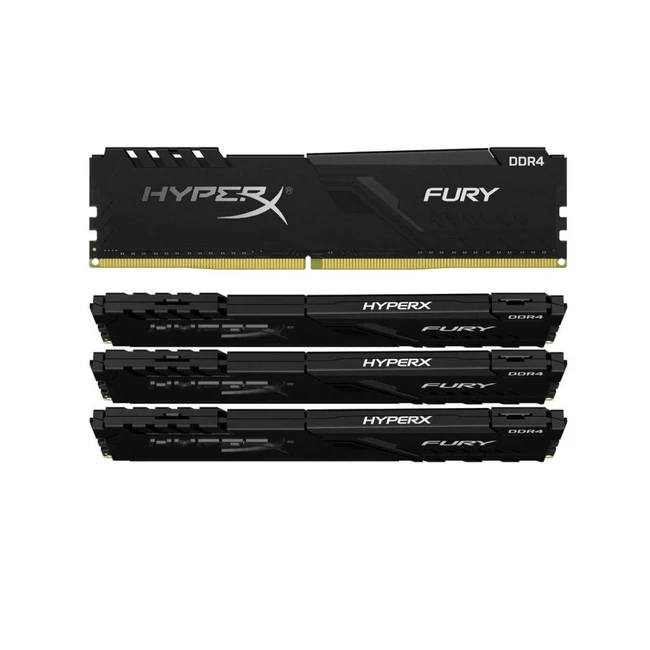 ОЗУ Kingston HyperX FURY Black HX426C16FB3K4/64 (DIMM, DDR4, 64 Гб (4 х 16 Гб), 2666 МГц)