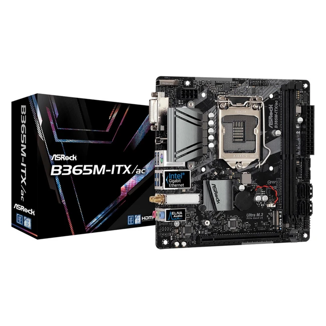Материнская плата ASRock B365M-ITX/AC (Mini-ITX, LGA 1151)