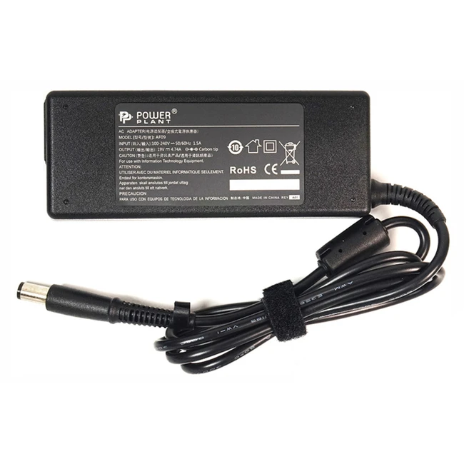 Блок питания для ноутбуков PowerPlant HP 220V, 19V 90W 4.74A HP90F7450