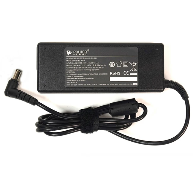 Блок питания для ноутбуков PowerPlant Sony 220V, 19.5V 92W 4.74A SO92G6544