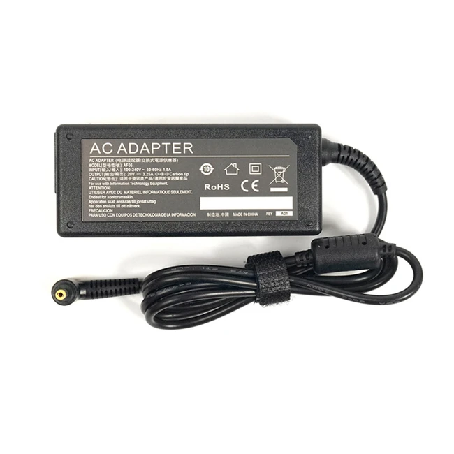 Блок питания для ноутбуков PowerPlant Lenovo 220V, 20V 65W 3.25A IB65H4017