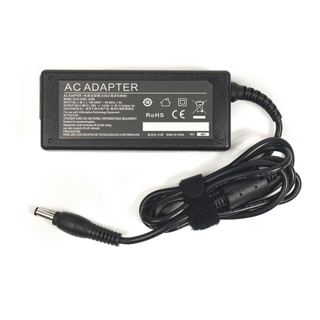 Блок питания для ноутбуков PowerPlant Lenovo 220V, 20V 65W 3.25A IB65H5525