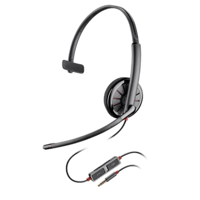 Наушники Poly 205203-02 BLACKWIRE 15