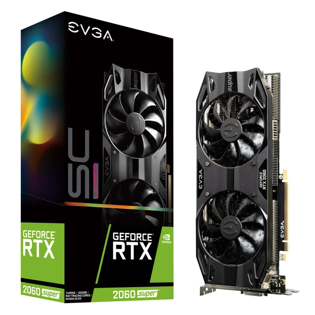 Видеокарта EVGA GeForce RTX 2060 SUPER SC ULTRA GAMING 08G-P4-3067-KR (8 ГБ)