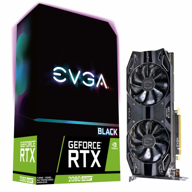 Видеокарта EVGA GeForce RTX 2080 SUPER BLACK GAMING 08G-P4-3081-KR 8 ГБ