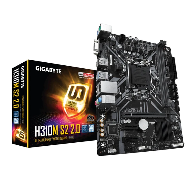 Материнская плата Gigabyte H310M S2 H310MS2V2.0 (Micro-ATX, LGA 1151)