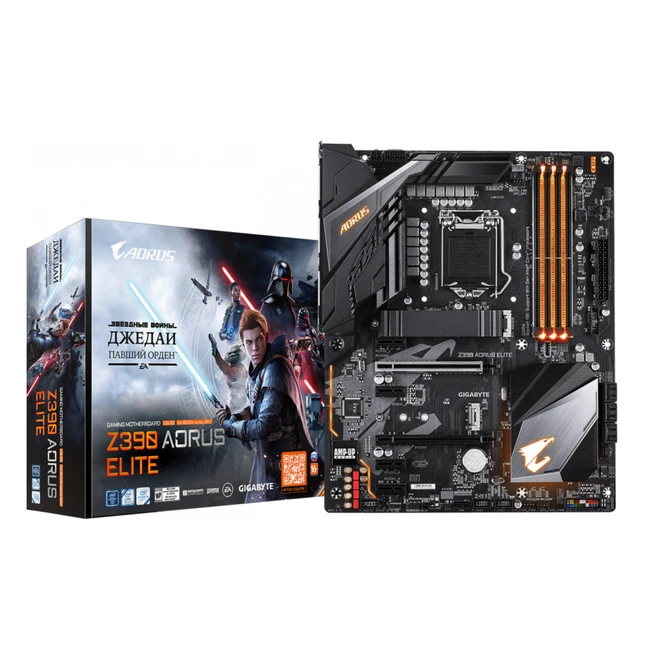 Материнская плата Gigabyte AORUS ELITE Z390 AORUS ELITE STAR WARS ED ATX, LGA 1151