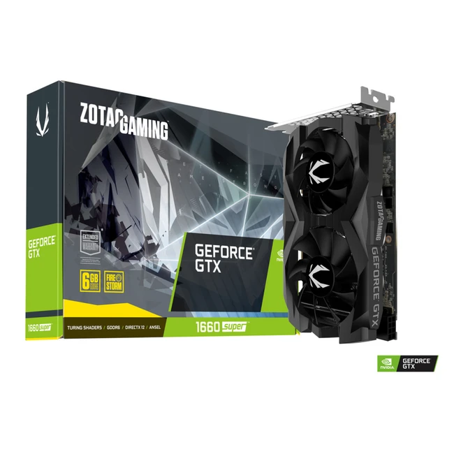 Видеокарта Zotac GAMING GeForce GTX 1660 SUPER Twin Fan ZT-T16620F-10L (6 ГБ)