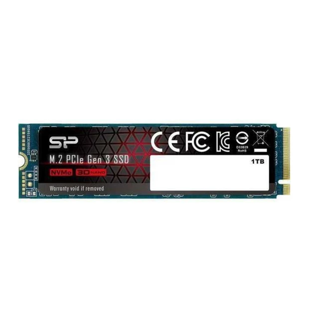 Внутренний жесткий диск Silicon Power P34A60-Series SP001TBP34A60M28 (SSD (твердотельные), 1 ТБ, M.2, PCIe)