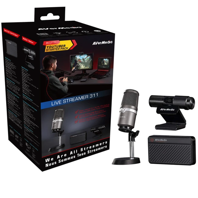 Аксессуар для ПК и Ноутбука AverMedia Live Streamer 311 BO311