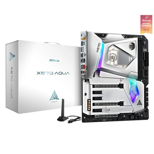 Материнская плата ASRock X570 AQUA (E-ATX, AMD AM4)