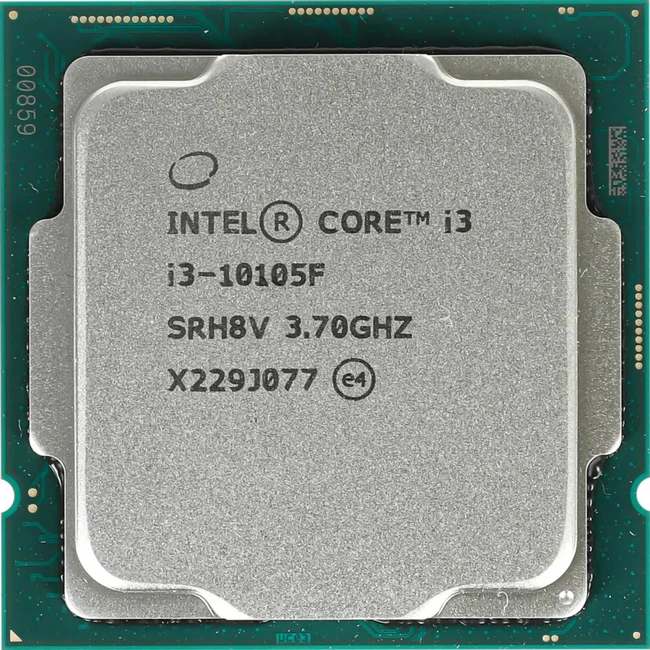 Процессор Intel Core I3-10105F OEM CM8070104291323 (4, 3.7 ГГц, 6 МБ, OEM)