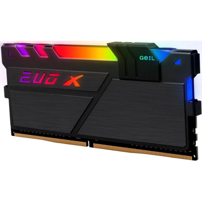 ОЗУ Geil EVO X II RGB Black GEXSB416GB3200C16ASC DIMM, DDR4, 16 Гб, 3200 МГц
