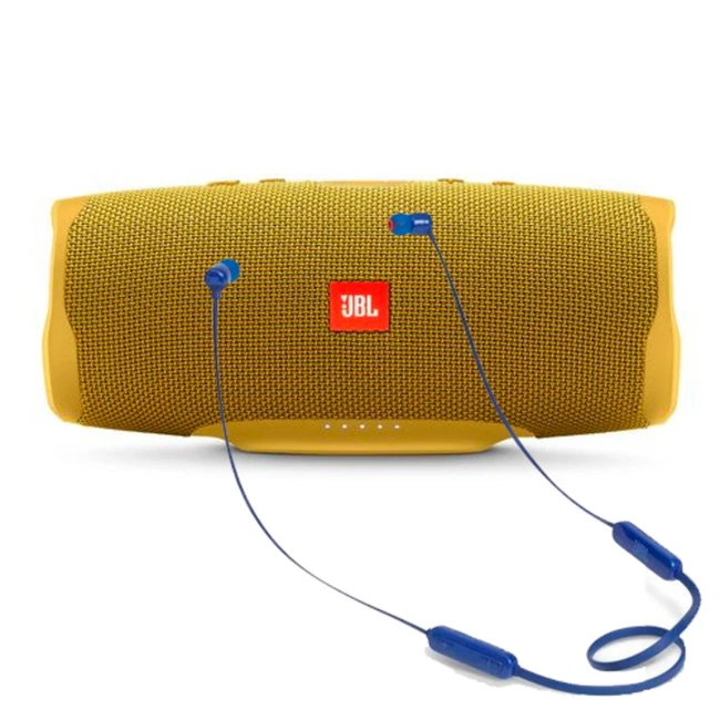 Портативная колонка JBL Charge 4 Yellow / T110 Bluetooth JBLCHARGE4YEL/JBLT110BTBL (Желтый)