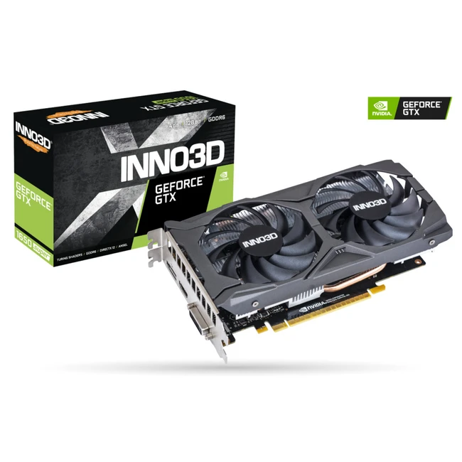 Видеокарта Inno3D GeForce GTX 1650 SUPER TWIN X2 OC N165S2-04D6X-1720VA31 (4 ГБ)