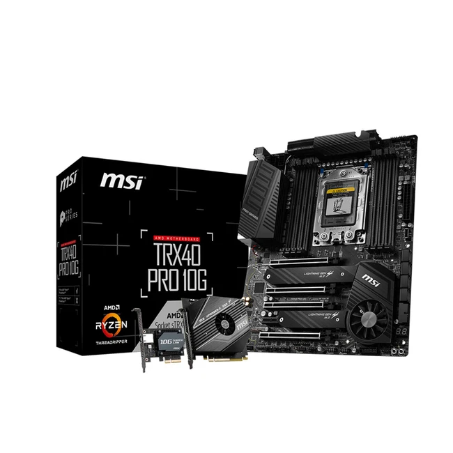 Материнская плата MSI TRX40 PRO 10G TRX40PRO10G (ATX, AMD sTRX4)