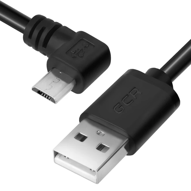 Кабель интерфейсный Greenconnect GCR-UA8AMCB6-BB2S-0.15m USB Type A - USB Type B micro