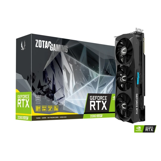 Видеокарта Zotac GAMING GeForce RTX 2080 SUPER Triple Fan ZT-T20820H-10P (8 ГБ)
