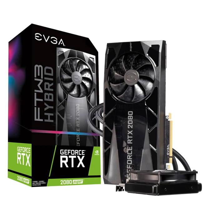 Видеокарта EVGA GeForce RTX 2080 SUPER FTW3 HYBRID GAMING 08G-P4-3288-KR (8 ГБ)