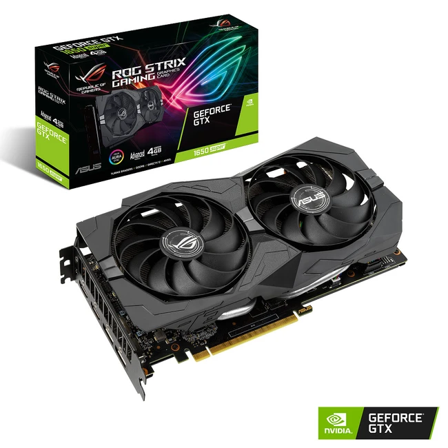 Видеокарта Asus ROG Strix GeForce GTX 1650 SUPER Advanced Edition ROG-STRIX-GTX1650S-A4G-GAMING (4 ГБ)